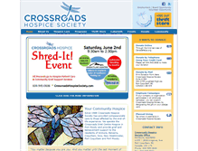 Tablet Screenshot of crossroadshospicesociety.com